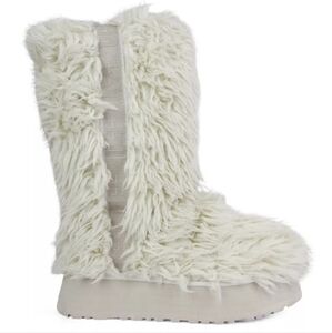 UGG FLUFF MOMMA Sugar Faux Fur Tall Boots -Limited Edition